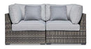 Harbor Court Corner with Cushion (Set of 2)