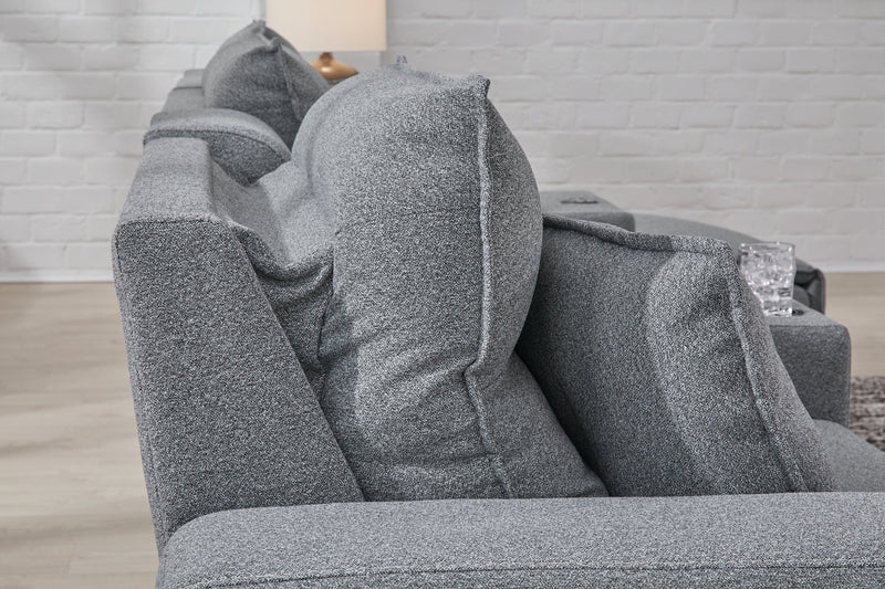 ModMax II Reclining Sectional with Chaise and Audio Console
