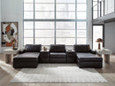 Modmax II Double Chaise Sectional with Audio Consoles