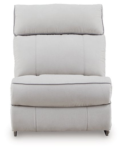 Social Pointe Reclining Sectional with Storage Console