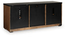 Kallari Credenza with Desk Return