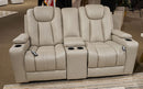 Elevate Edges Glider Reclining Loveseat with Console